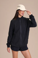 Nylon Racer Jacket - Black