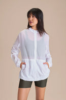 Nylon Racer Jacket - White