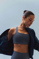 Square Melt Top - Iron Blue