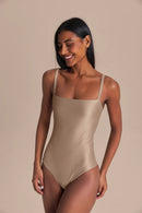 Allure Adaptiv Bodysuit - Clay Beige
