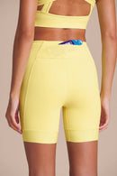Grid ByNature Bermuda Shorts - Candlelight Yellow