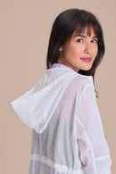 Nylon Racer Jacket - White