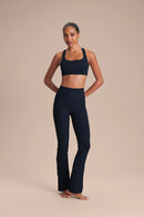 Square Melt Ballerina Pants - Black