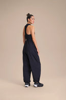 Mesh Nylon Net Jumpsuit - Black