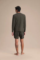 Comfy Long Sleeve Tee - Obsidian Grey