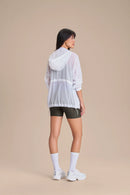 Nylon Racer Jacket - White