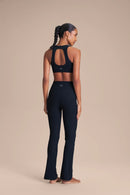 Square Melt Ballerina Pants - Black