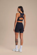 Grid ByNature Bermuda Shorts - Black