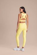 Grid ByNature Top - Candlelight Yellow
